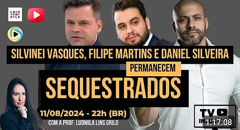 O presos políticos do Xandão,Silvinei Vasques,Filipe Martins e Daniel Silveira continua SEQUESTRADOS