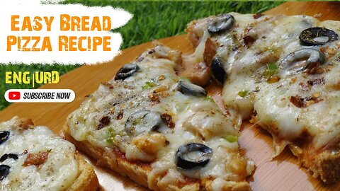 Quick and Easy Bread Pizza Recipe | How To Make Bread Pizza Recipe by Vital Recipes