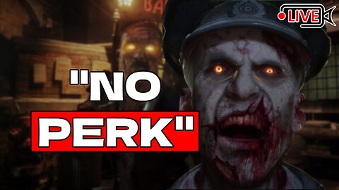 We MUST Get This NO PERK CHALLENGE Done !😤 | Call of Duty : Zombies | LIVE