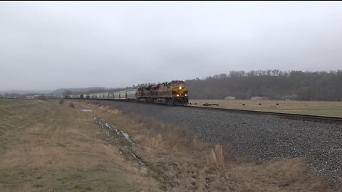 Railfanning Kansas City Southern on a Rainy February Day