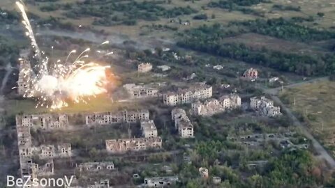 Heavy Artillery Hammers Fortified Ukrainian Positions In Avdeevka💥