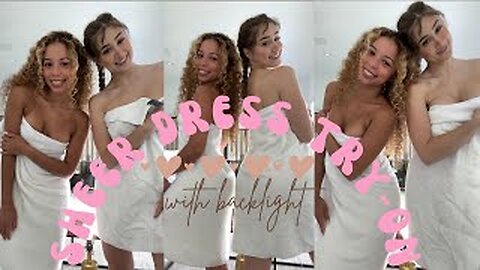 Petite Girls Blacklet sheer Dresses 👗try on haul