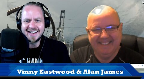 ​Alan James from Circle Of White Light Radio in Ireland on The Vinny Eastwood Show