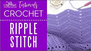 Ripple Crochet Baby Blanket