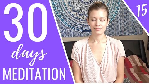 5 Min Meditation Timer | Day 15 | 30 Days Meditation Challenge (For Beginners)