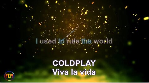 Coldplay - Viva la vida - Lyrics, Paroles, Letra