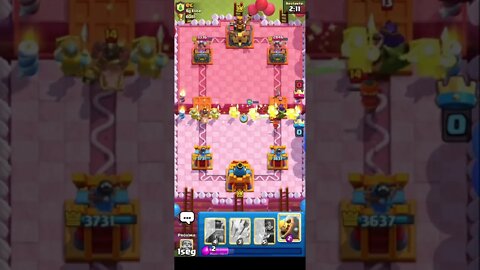 a vitória dos 6100 troféus - Clash royale - jogo de celular