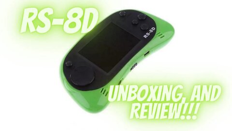 RS-8D Chinese Handheld Game Console Review | MicahSoft Gaming Reviews