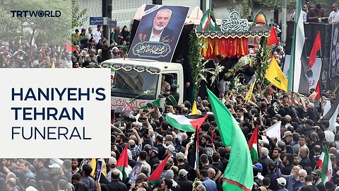 Thousands attend funeral prayers for Hamas politburo leader in Tehran| RN