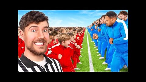 100 Kids Vs 100 Adults For $500,000