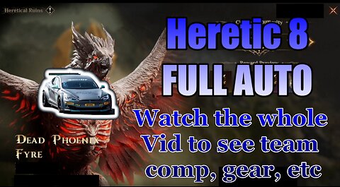 🐦‍🔥 F2P Full AUTO Heretical Ruins Lvl 8! 🐦‍🔥 Phoenix Dragonheir: Silent Gods