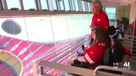 Chiefs partner with Dream Factory KC to grant Olathe girls' dream of touring GEHA Field