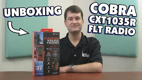 Cobra CXT1035R FLT Two Way Radio Unboxing