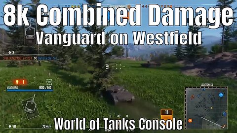 8k Combined Damage | Vanguard on Westfield | World of Tanks Console