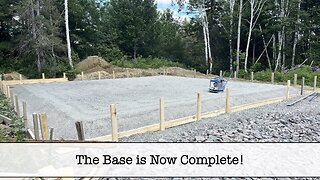 Building the Shop - Part 20 - Packing the Base and Finishing the Slope