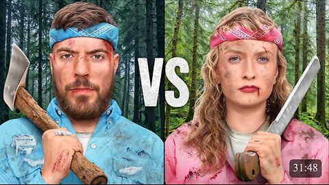 Men Vs Women Survive The Wilderness For $500,000_Full-HD