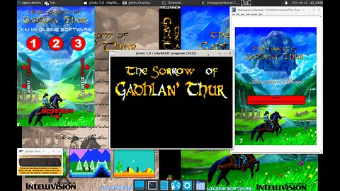 Intellivision Homebrew - The Sorrow of Gadhlan' Thur - Playthrough (Part 1/4)