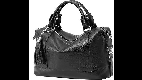 Heshe Women’s Genuine Leather Purse and Handbags Tote Top Handle Bags Crossbody Bag Hobo Purses...