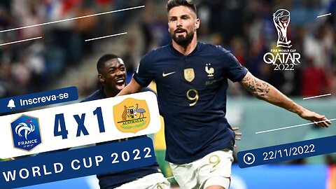 France 4 x 1 Australia - Goals | world cup 2022