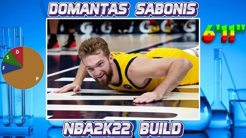 DOMANTAS SABONIS TYPE BUILD #NBA2K22 | 6'9" GLASS FACILITATOR PURE YELLOW | REC RANDOMS #GAMING #FYP