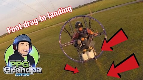 How do you take off and land a Paramotor? Insta360 One X and chase cam view shows you how.