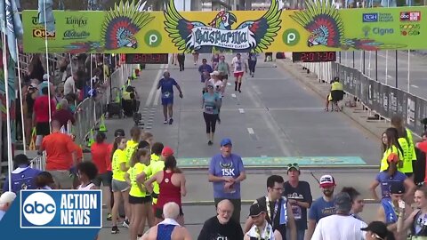 2:05 – 2:10 Saturday | Publix Gasparilla Distance Classic Finish Line