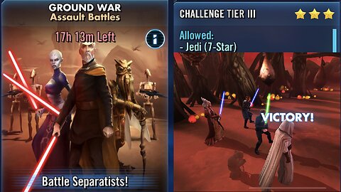 EASILY Full Auto 3-Star Challenge Tier 3 of Ground War Assault Battles! | SWGOH