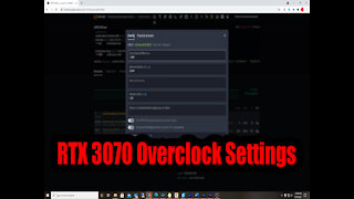 RTX 3070 HiveOS overclock settings Gigabyte Samsung GDDR6 AORUS