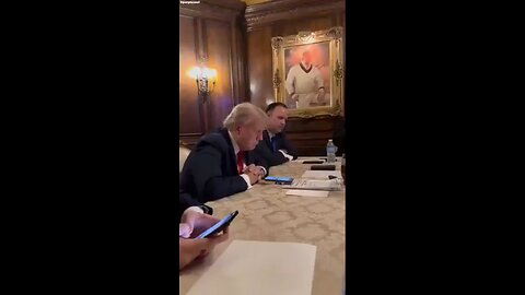 President Donald J. Trump on phone with Elon Musk.