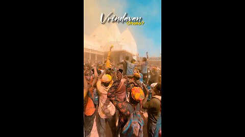 World Famous Holi In Vrindavan