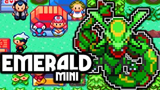 Pokemon Emerald Mini - GBA ROM Hack Good concept with a mini-map, The Story is tweaked, It's Fun