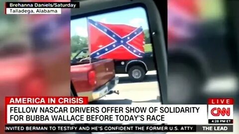 "I've Never Seen So Many Confederate Flags!" NASCAR Protest Outside Talladega Race Track!