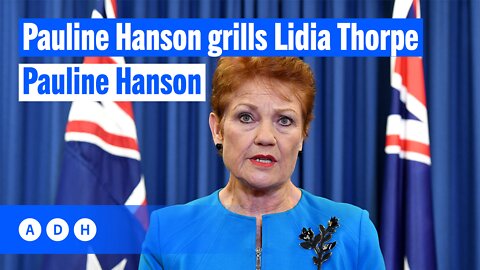 ‘I have no time for her’: Pauline Hanson grills Greens Senator Lidia Thorpe | Alan Jones