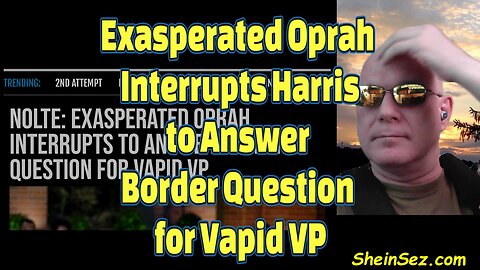 Exasperated Oprah Interrupts Harris to Answer Border Question for Vapid VP-657