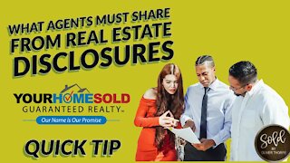 What Agents MUST Share From Real Estate Disclosures | Oliver Thorpe 352-242-7711