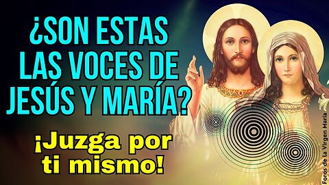 ¡Estas son las Voces de Jesús y María que se Oyeron en una Aparición! [Juzga por ti mismo]