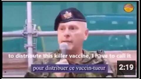 CANADIAN SOLDIER BLOWS WHISTLE ON KILLER VACCINE