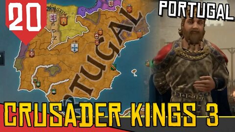 IMPÉRIO PORTUGUÊS DA RECONQUISTA - Crusader Kings 3 Portugal #20 [Gameplay PT-BR]