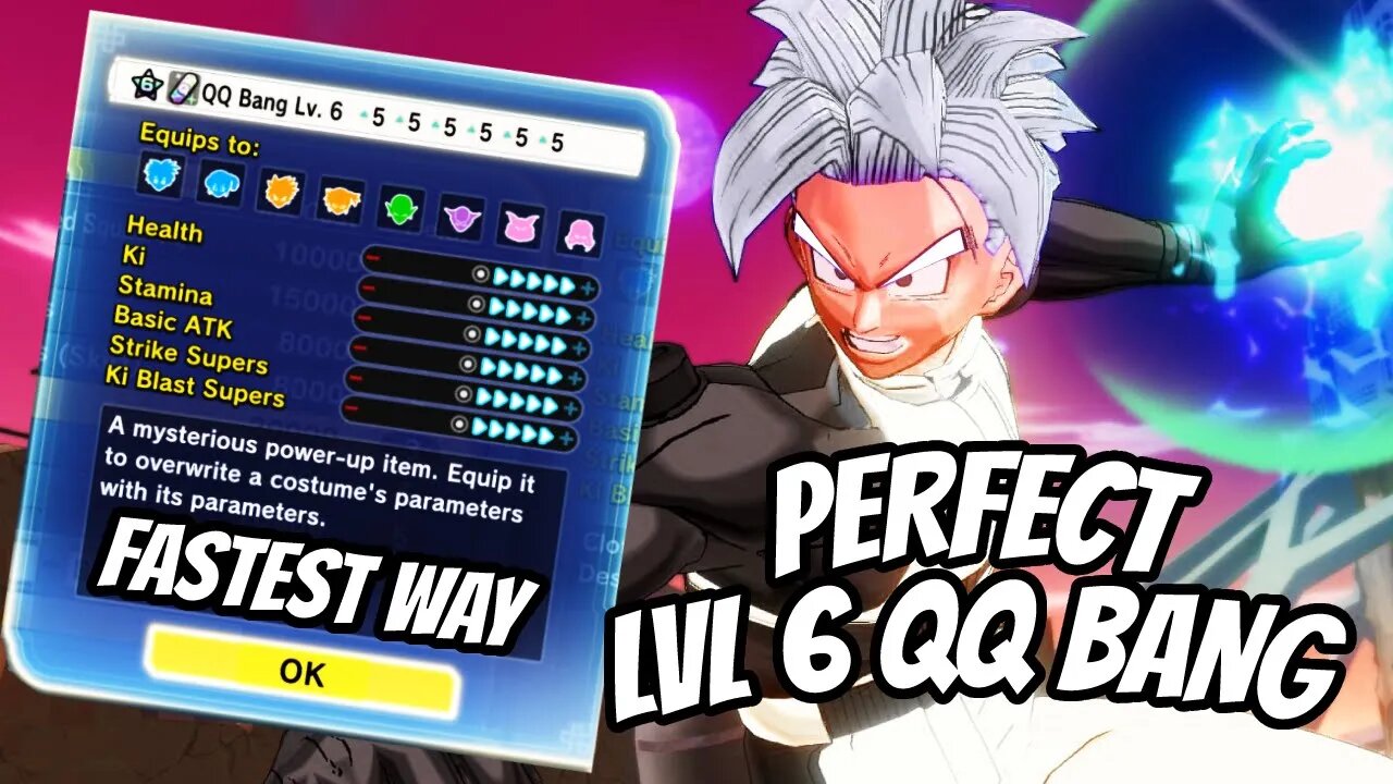How To Make Best Qq Bang Xenoverse 2 Dragon Ball Xenoverse 2: The Best Level 6 QQ Bang Recipe EVER!