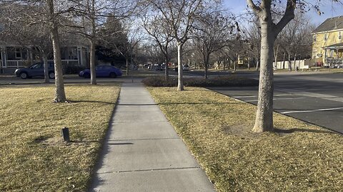 Residential area scene of belle creek Henderson in Colorado USA in December 22, 2023