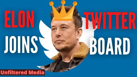 Elon Musk JOINS Twitter Board! Promises CHANGES.