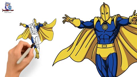 How To Draw Doctor Fate Black Adam - DC Comics Tutorial