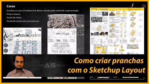 Como criar prancha no layout do sketchup