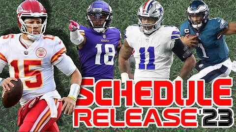 2023 NFL SCHEDULE RELEASE | NFL SCHEDULE | NFL LIVESTREAM | NFL WATCH PARTY