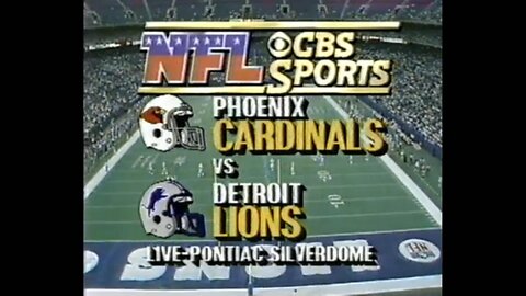 1989-09-10 Phoenix Cardinals vs Detroit Lions