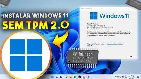 Como INSTALAR WINDOWS 11 em QUALQUER COMPUTADOR (SEM TPM 2.0)