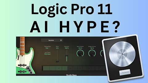 Logic Pro 11 - AI HYPE?