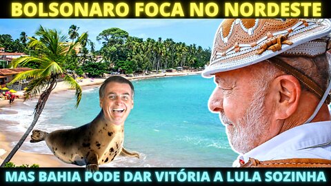 Bolsonaro foca no Nordeste, mas Bahia sozonha pode eleger Lula