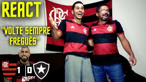 DISTÂNCIA DO LÍDER DIMINUI | REACT FLAMENGO 1 X 0 BOTAFOGO | BRASILEIRÃO 2022