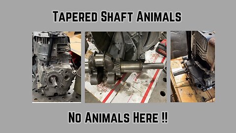 Tapered Shaft Animals....no animals here